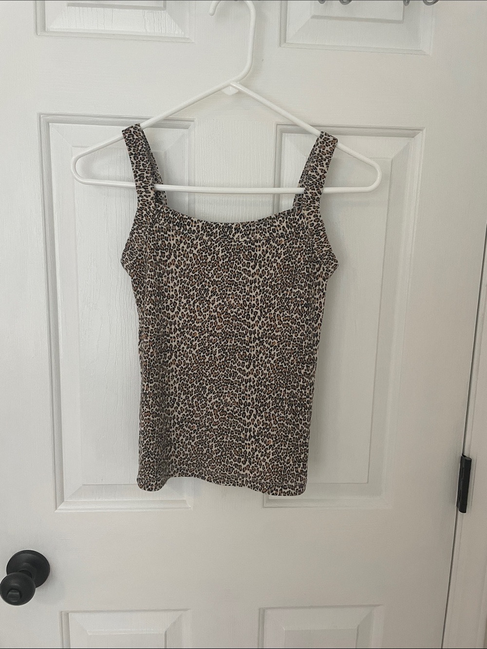 American Eagle Outfitters Leopard Print Tank Top - Brown Black